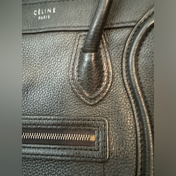 Celine Mini Nano Bag Black Leather - Picture 5 of 13